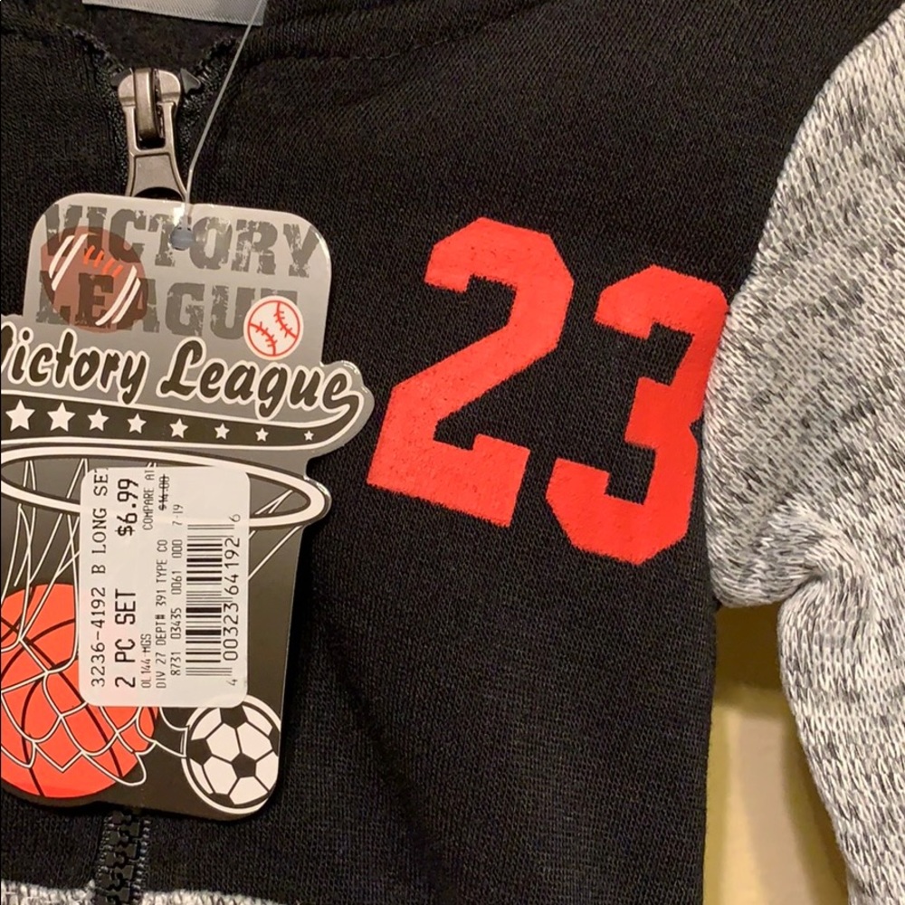 Hoodie and sweatpants matching set